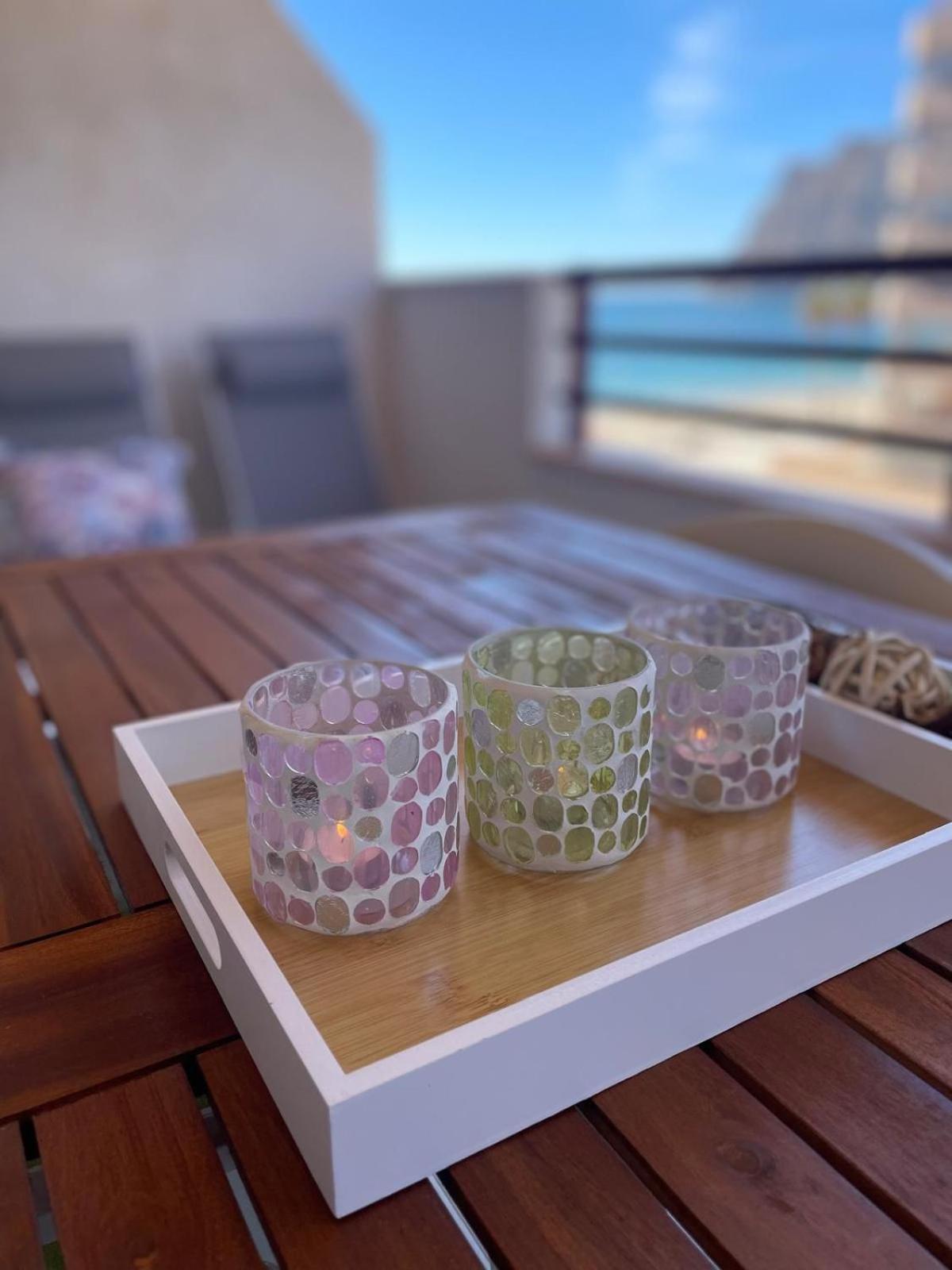 Eerstelijns Appartement Vive Cada Momento Zeezicht En Pal Aan De Boulevard En Strand Calpe, Toplocatie Eksteriør billede